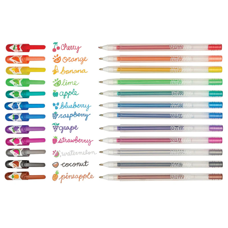 Yummy Scented Glitter Gel Pens
