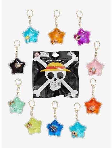 One Piece Tsunameez Liquid Star Keychains