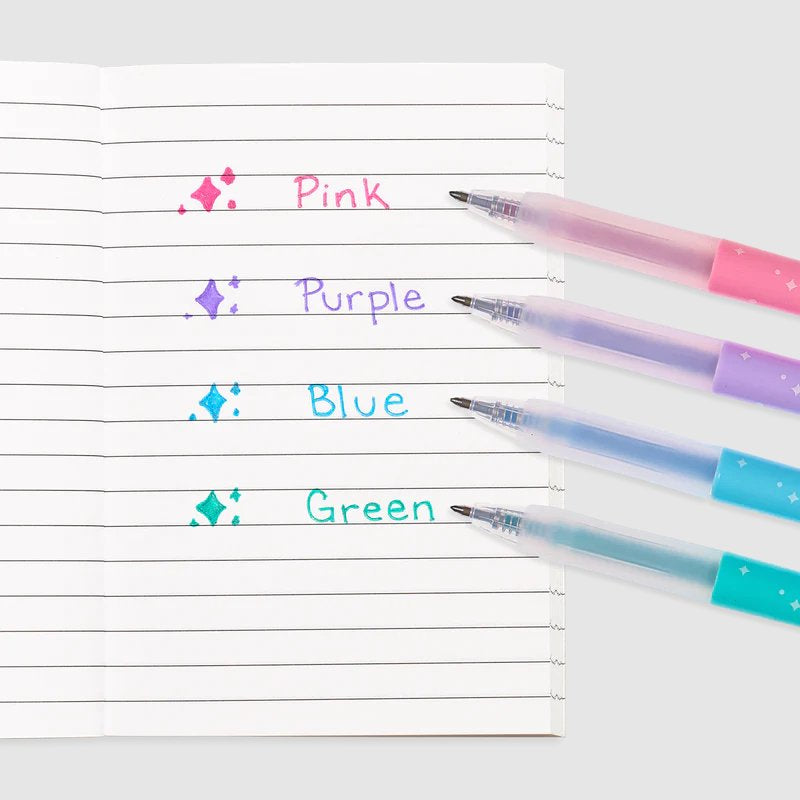 Oh My Glitter! Gel pens- Set of 4