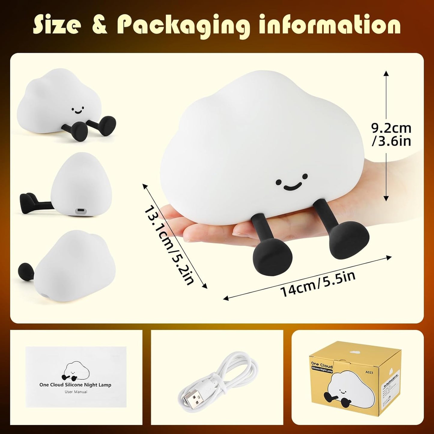 AiJoyTop Cloud Silicone Lamp