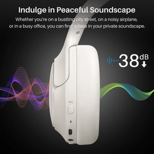 H10 Bluetooth Headphones White