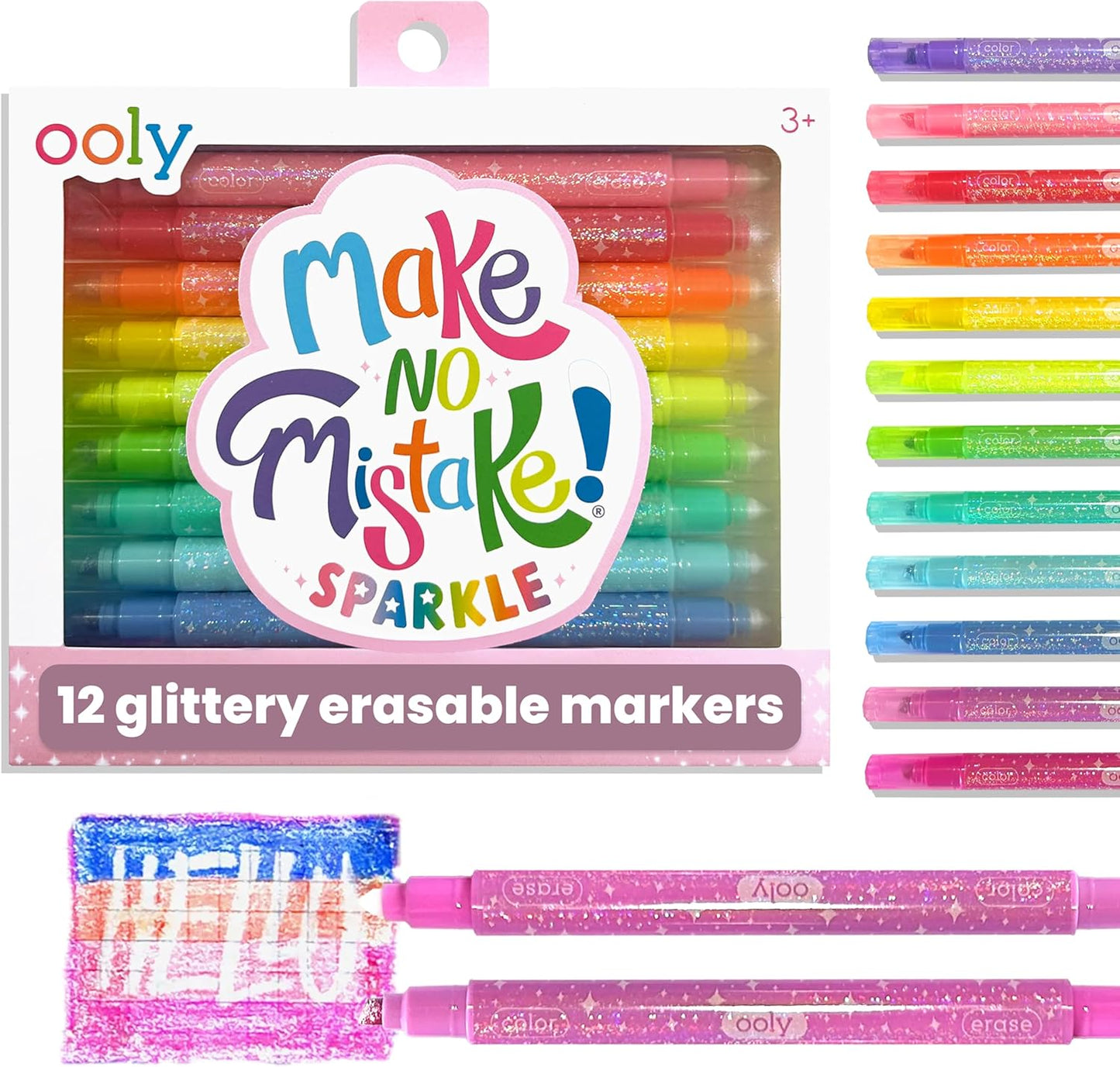 Make no Mistake!: Glittery Erasable Markers
