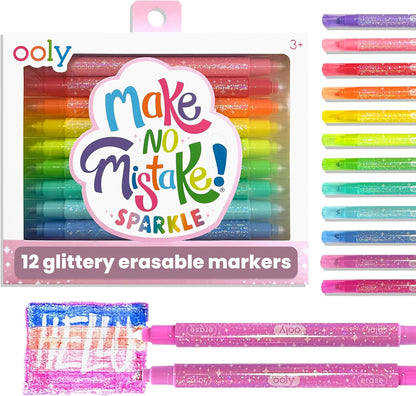 Make no Mistake!: Glittery Erasable Markers