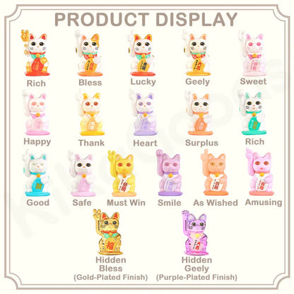 Choco Teddy Cat&You Lucky Cat Blessing Lot Pot Blind Box
