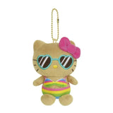 Hello Kitty Mascot Ball Chain Mascot Suntan Series Sunglasses Keychain