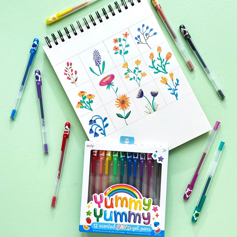 Yummy Scented Glitter Gel Pens