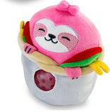Beadie Buddies Burrito Amigos Pink Sloth Plush Squishy
