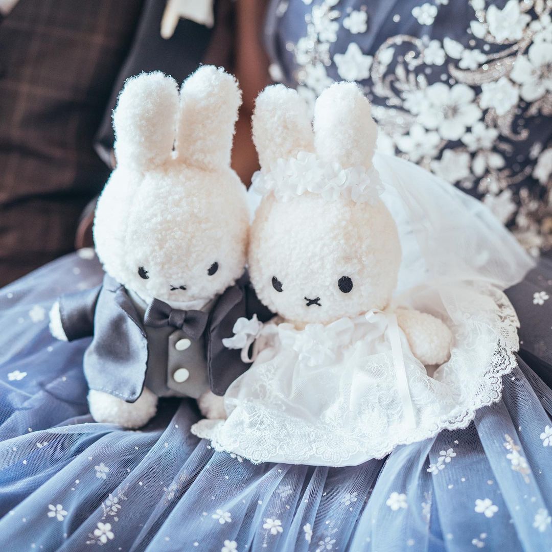 Miffy Wedding plushes