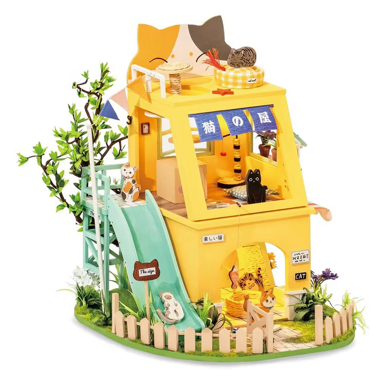 RoLife DIY Miniature House Cat House