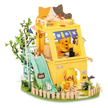 RoLife DIY Miniature House Cat House