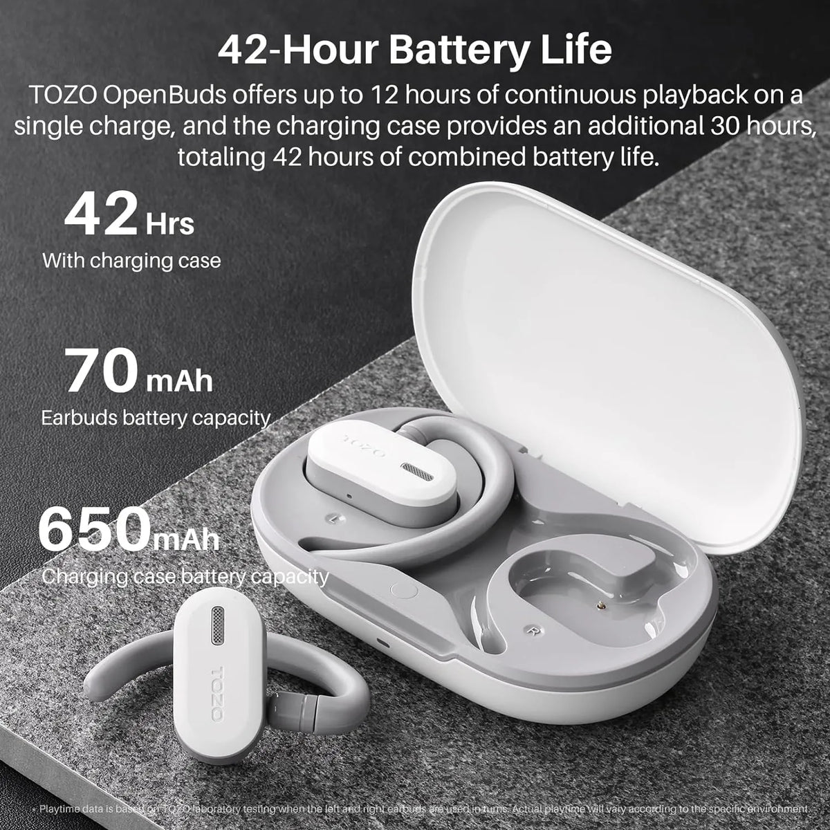 Open Buds Bluetooth Earbuds White