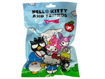 Sanrio KUROMI TSUNAMEEZ Purple Boba Tea Glitter Keychain
