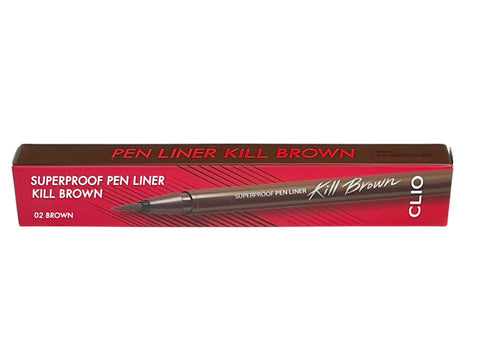 Clio Superproof Pen Liner #02brown eyeliner liquid pen