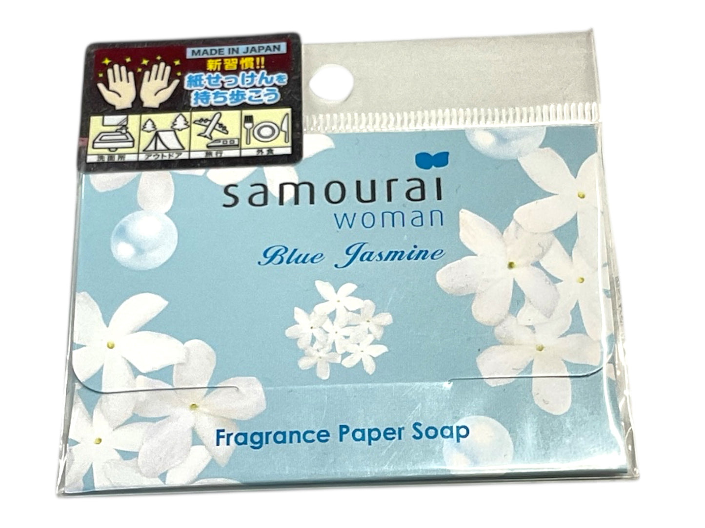Samouri Blue Jasmine Paper Soap