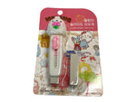 Molang figure sliding eraser