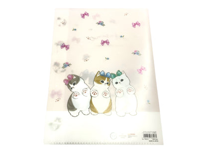 Mofusand 5 Pockets Die-cut A4 Clear File - Cat 1
