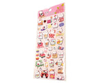 Cute Bunny Puffy 3D Stickers