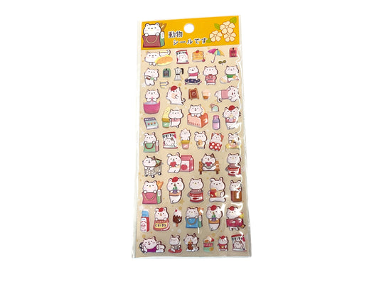 Cute Bunny Puffy 3D Stickers