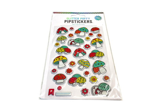 Pipstickers Puffy Fancy Mushrooms