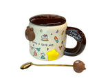 Line friend cup cover mug set