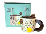 Line friend cup cover mug set