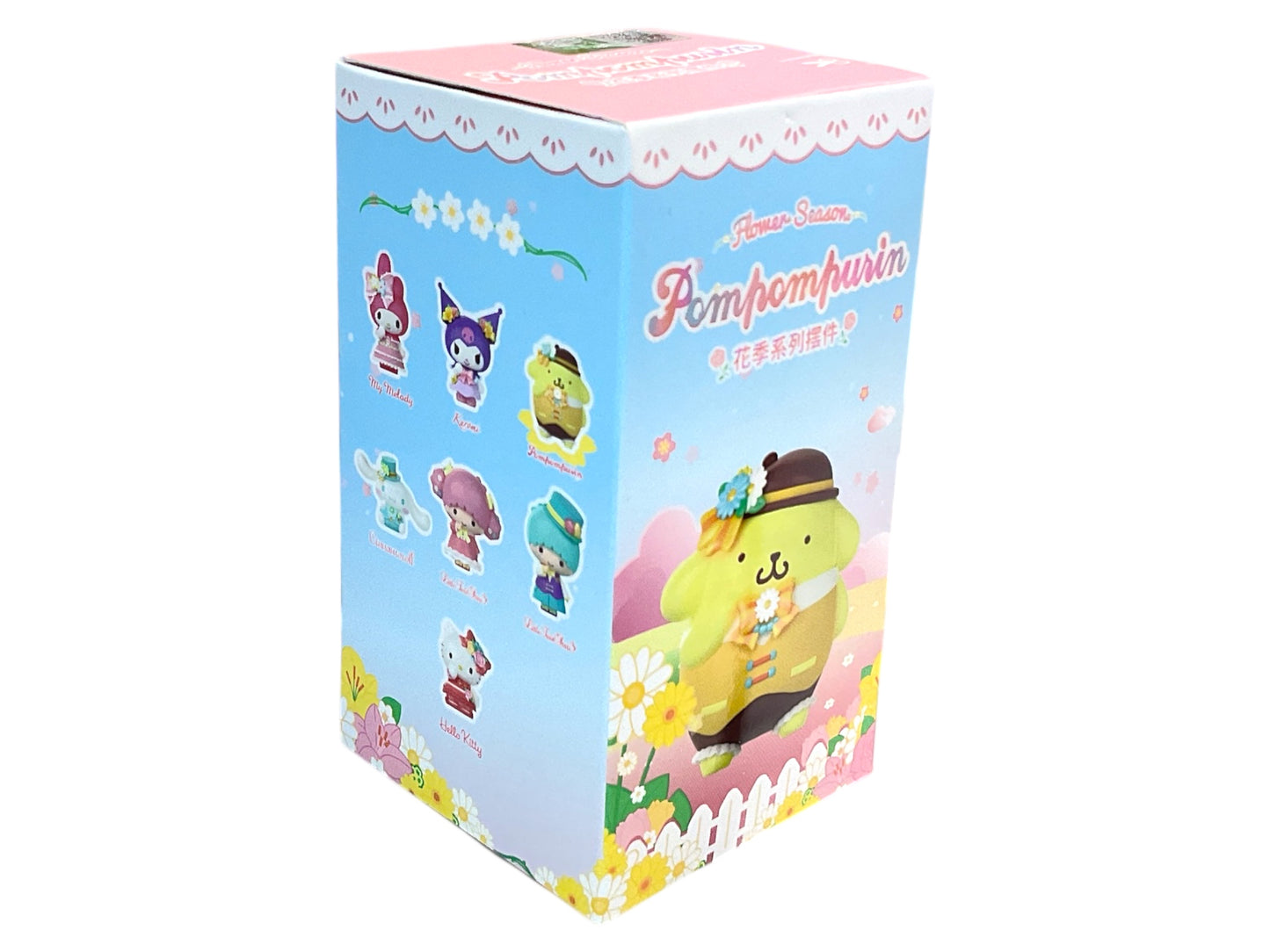 Sanrio Characters Flower Season Figure Box (PompomPurin)