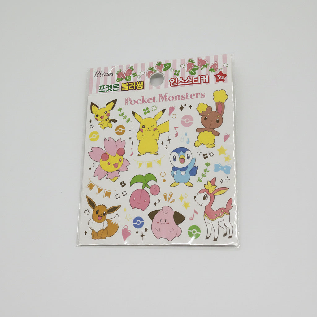 1000 POKEMON BLOSSOM INS STICKER