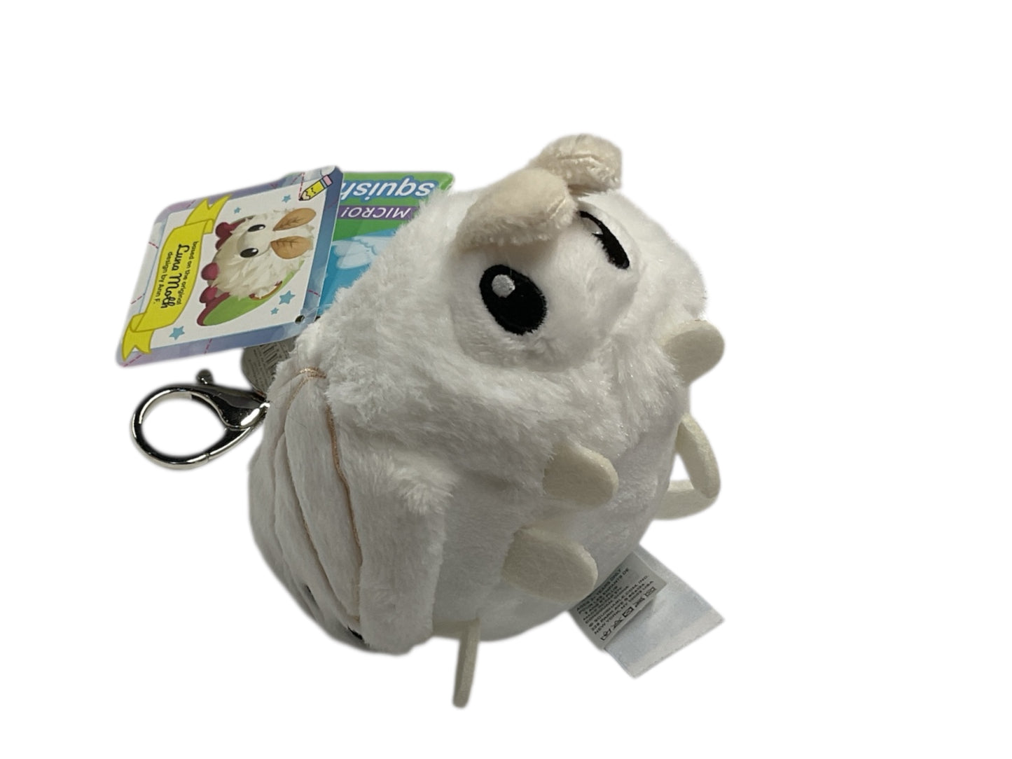 Micro Poodle Moth Keychain