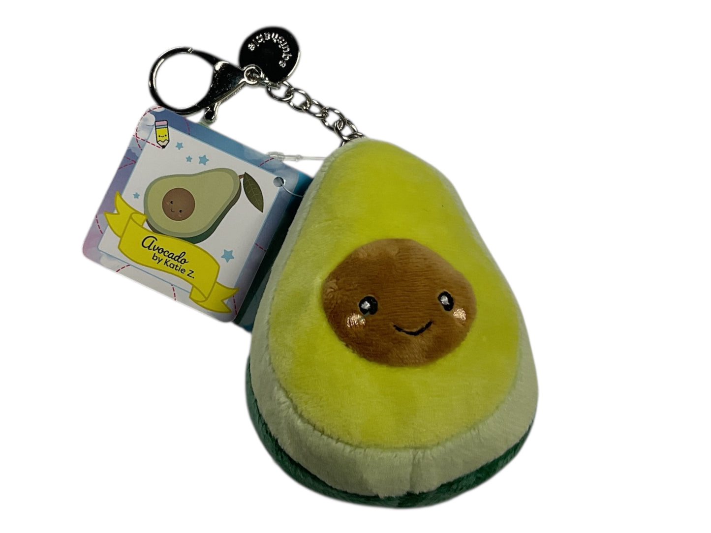 squishable avocado keychain