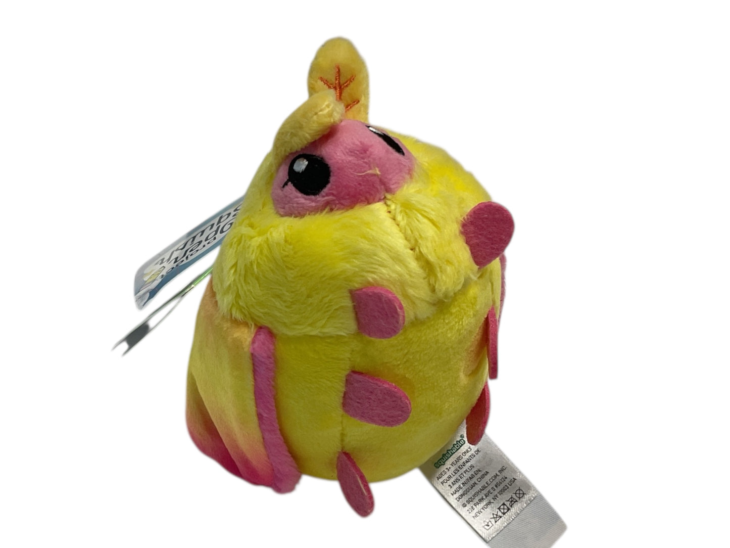 Micro Rosy Maple Moth Keychain