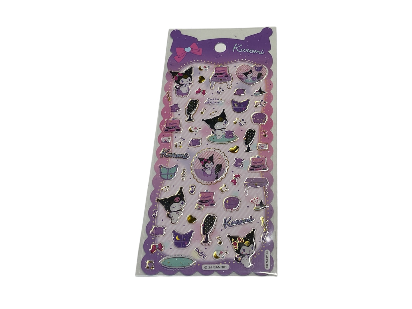 SANRIO PINK&PURPLE STICKER_KU