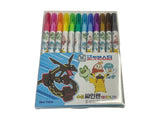 5000 Pokemon 12 color marker pen