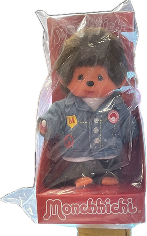 Monchhichi Kuscheltier Jeans Jacket Boy 20 cm