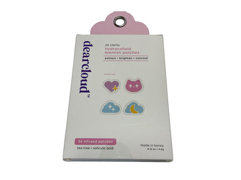 Dearcloud Zit Clarity Hydrocolloid Blemish Patches Refill Box