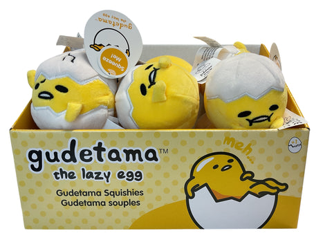 Gudetama Round Squishy Assortment, 3.5 in
