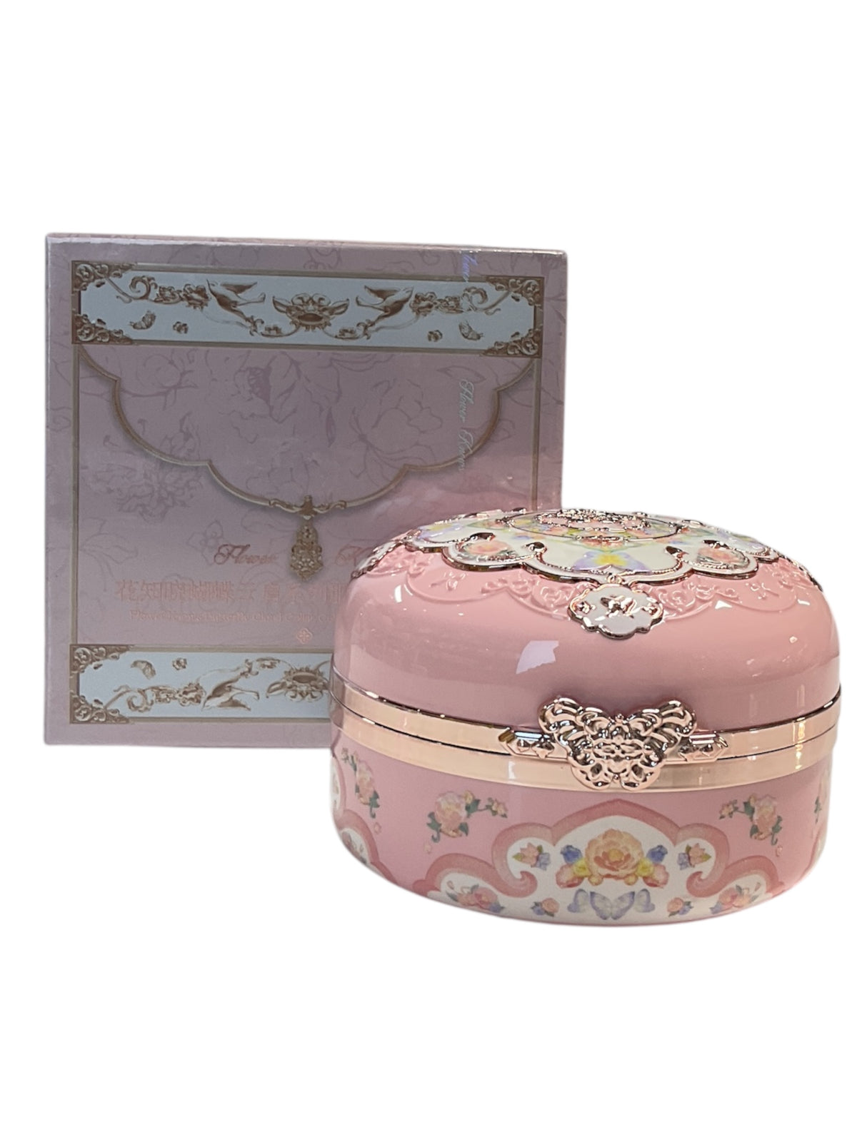 Flower knows: butterfly cloud collar collection rouge box duo blush (03 Pastel Lotus)