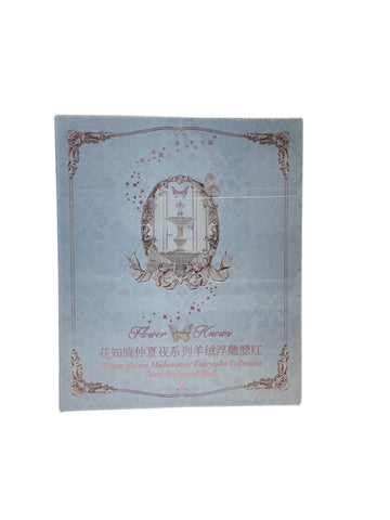 Flower Knows Midsummer Fairytale Velvet Embossed Blush 04