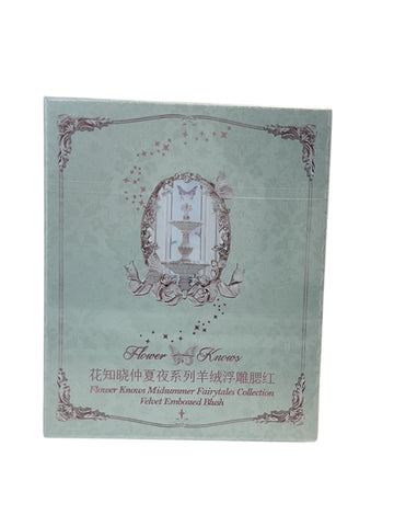 Flower Knows Midsummer Fairytale Velvet Embossed Blush 05