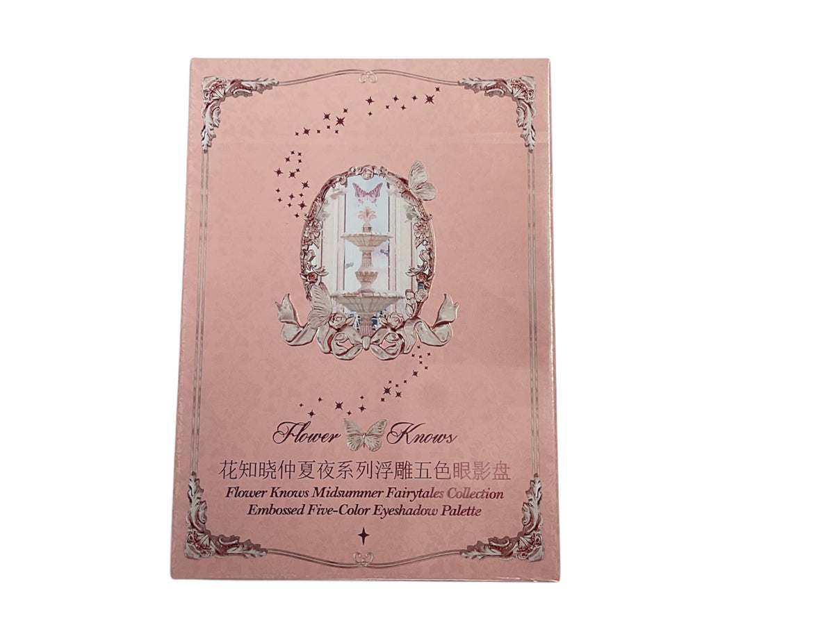 Flower Knows Midsummer Fairytale Embossed Five-Color Eyeshadow Palette 02