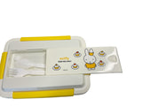 Miffy drawer cutlery compartment four buckle lunch box