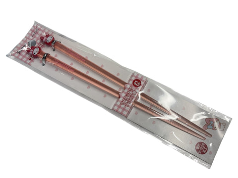 Skater Acrylic Chopsticks With Mascot (My Melody)