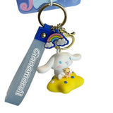 cinnamoroll airplane keychain