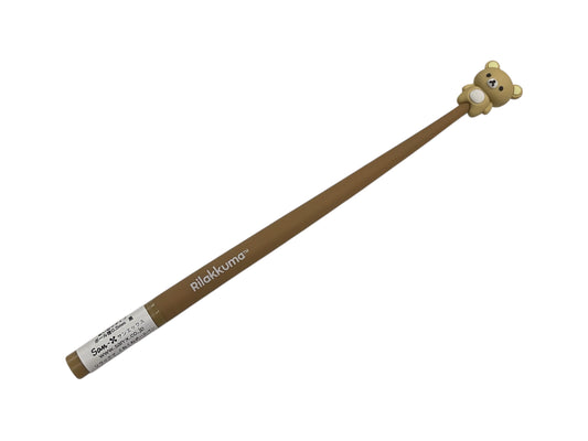 Rilakkuma silicon shake gel pen (light brown)