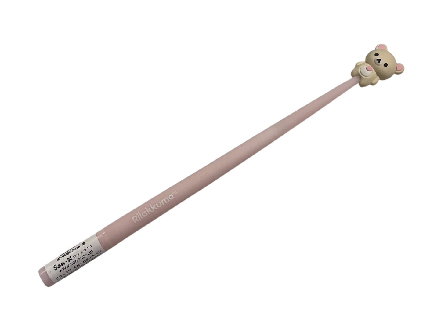 Rilakkuma silicon shake gel pen (pink)