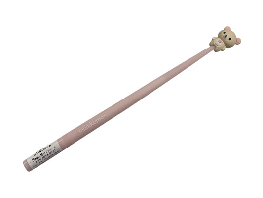 Rilakkuma silicon shake gel pen (pink)