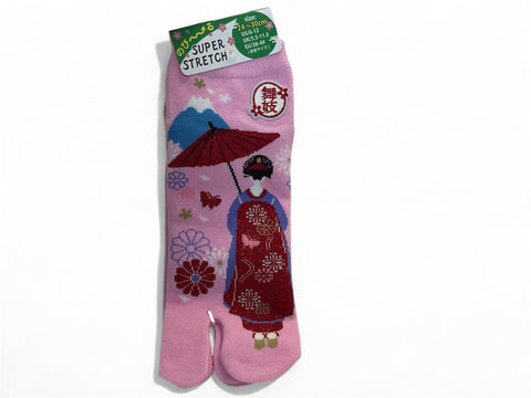 Super Stretch Pink Japan Socks 24 - 30 cm