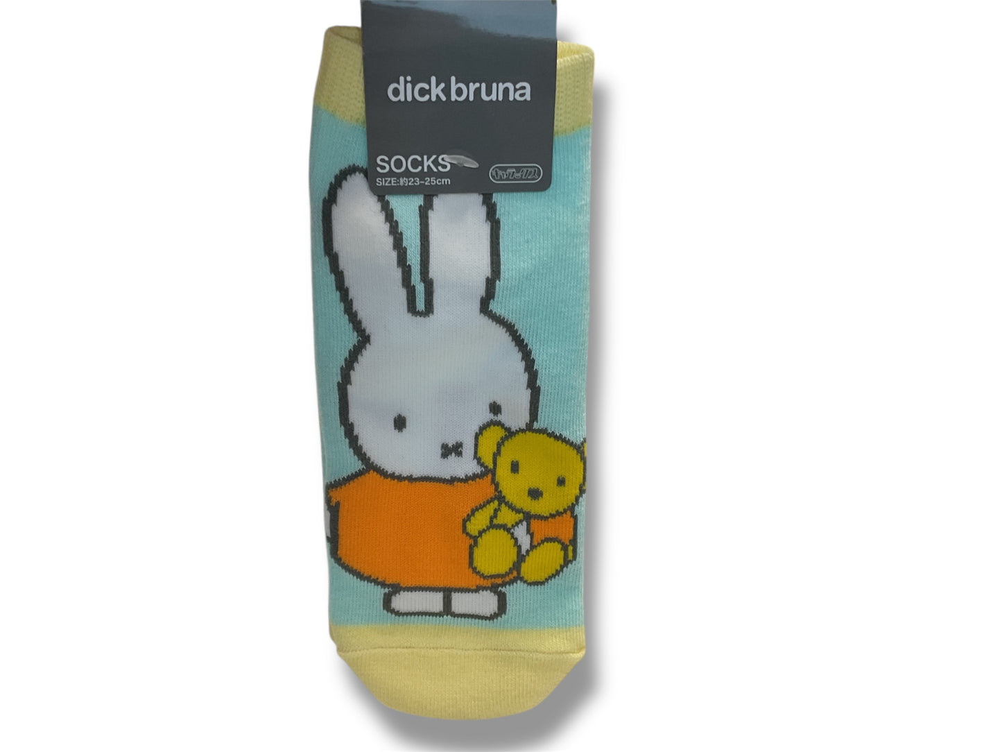 Dick Bruna Miffy Socks Hug Bear Teal