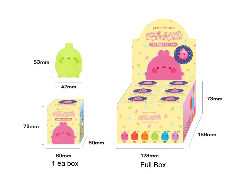 Molang Glow In The Dark Series
