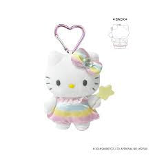 Hello Kitty Fairy Rainbow Plush Keychain