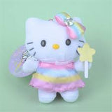 Hello Kitty Fairy Rainbow Plush Keychain